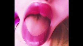 Dollification Sissification Huge pink lips transformation fetish