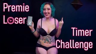 Premie Loser Timer Challenge – Preview – Premature Ejaculation Humiliation Femdom POV JOI Game by Miss Faith Rae with Jerk Off Instructions and Cum Countdown – HD 1080p MP4