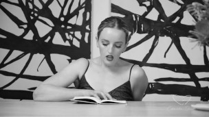 Charlie Moore Masturbates As She Reads Amber Moore's Erotic Book!